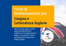 corsi di potenziamento di lingua e letteratura inglese