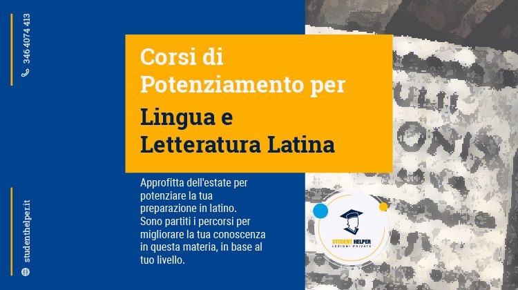 corso di potenziamento in lingua e letteratura latina